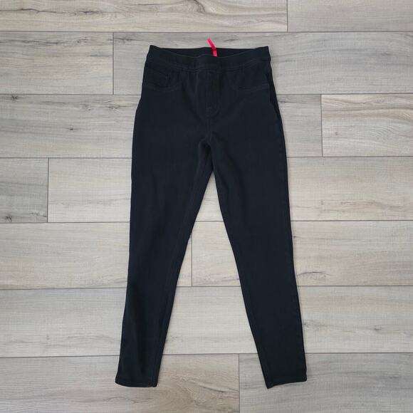 Spanx Ankle Black Ponte Midrise Skinny Leg Jeggings Women Sz M 20018R - Picture 13 of 13